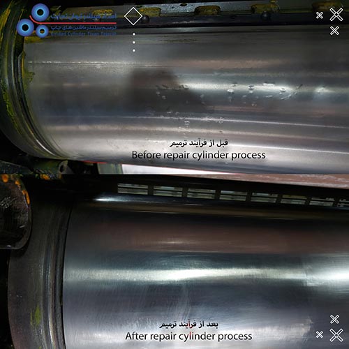 تعمیر سیلندر زینک ماشین میتسوبیشی Mitsubishi Offset Printing Machine